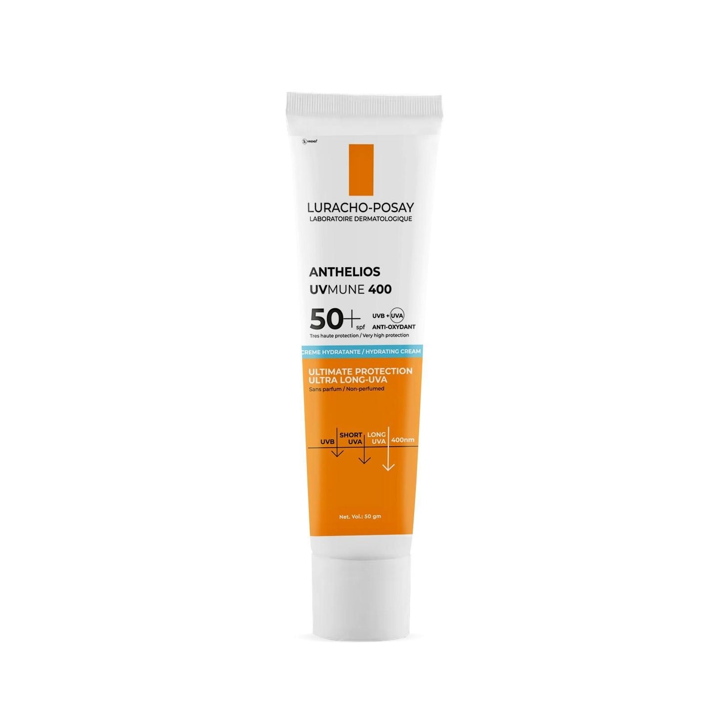 Roche Posay Sunscreen - SPF 50+ PA++ Anthelios Uvmune 400 SPF 50+ Hydrating Cream(Pack Of 2)