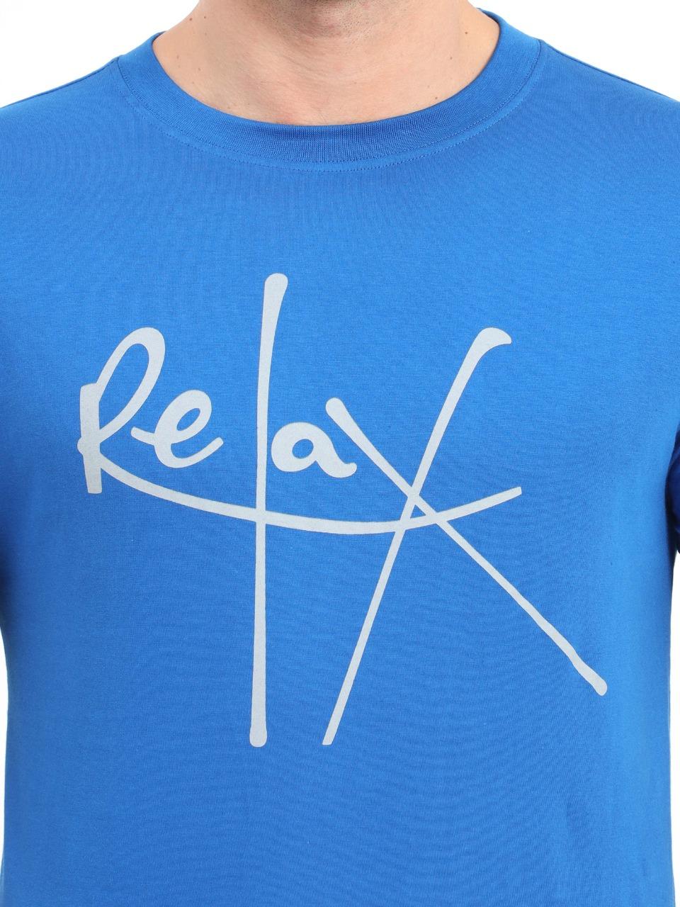 Cotton Printed Half Sleeves Round Neck Mens T-Shirt