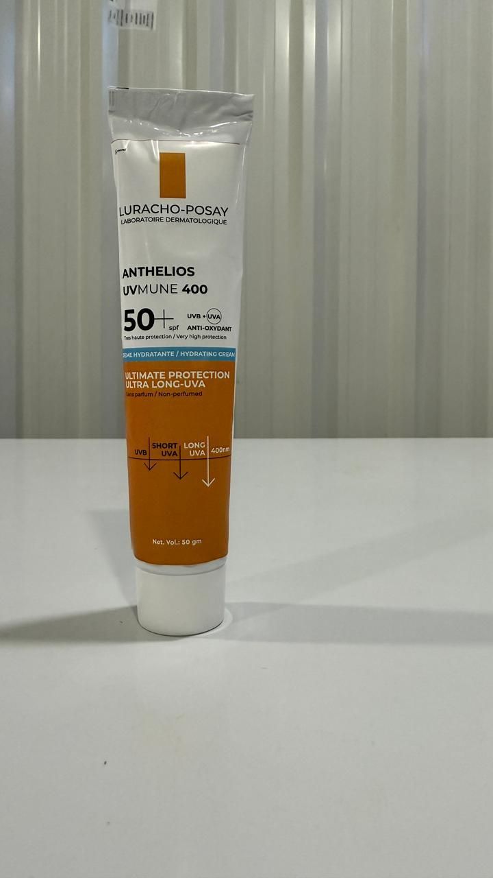 Roche Posay Sunscreen - SPF 50+ PA++ Anthelios Uvmune 400 SPF 50+ Hydrating Cream(Pack Of 2)
