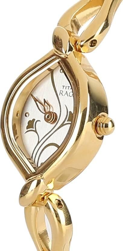 Titan Analog Silver Dial Women's Watch