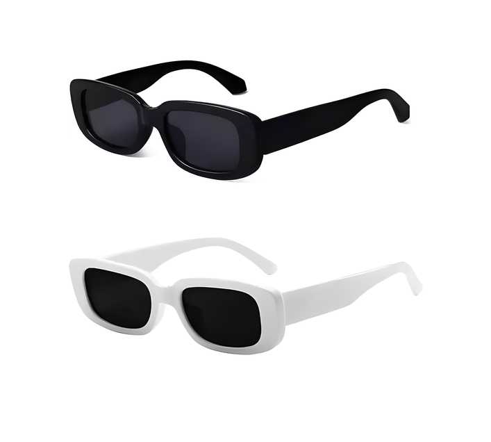 Sky Wing Stylish & Treandy Sunglasses Unisex Pack Of 2